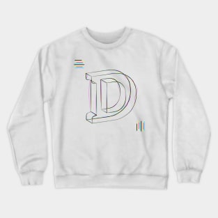 D - cmyk strokes Crewneck Sweatshirt